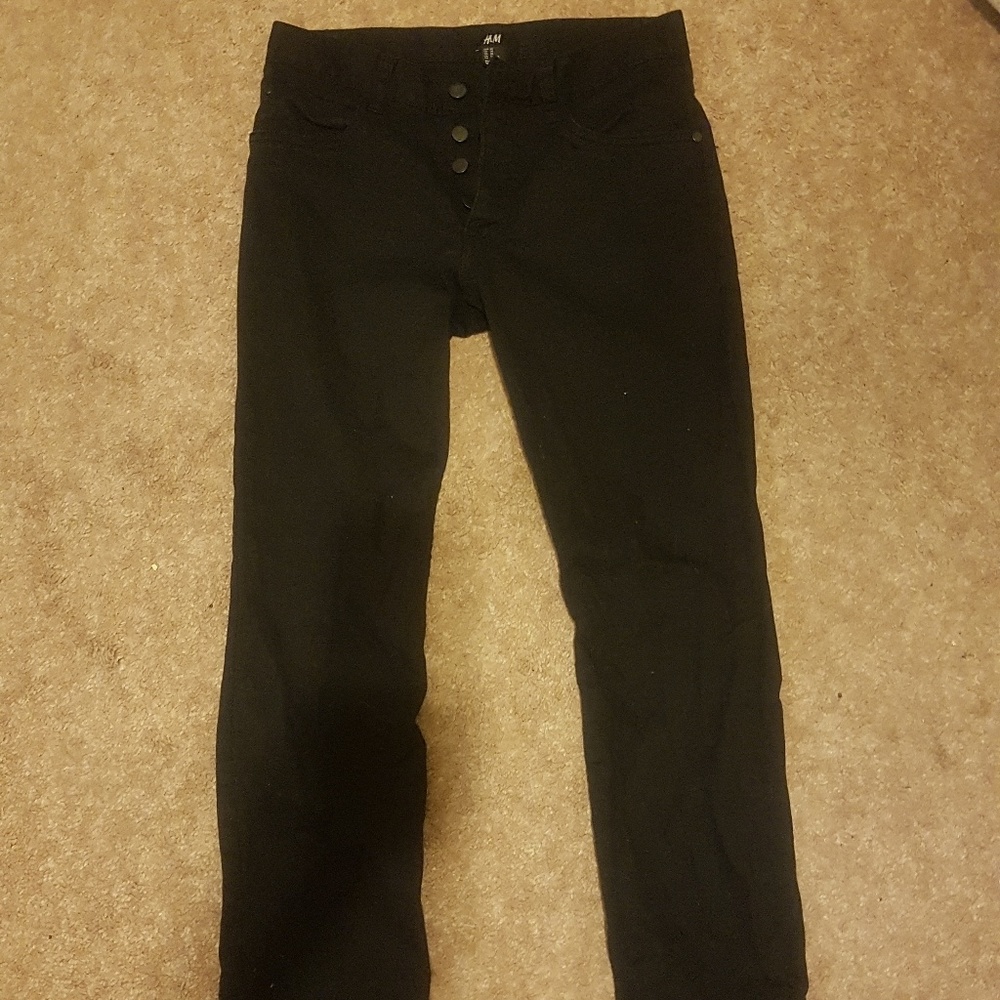 H&M slim fit European style button up dress pants